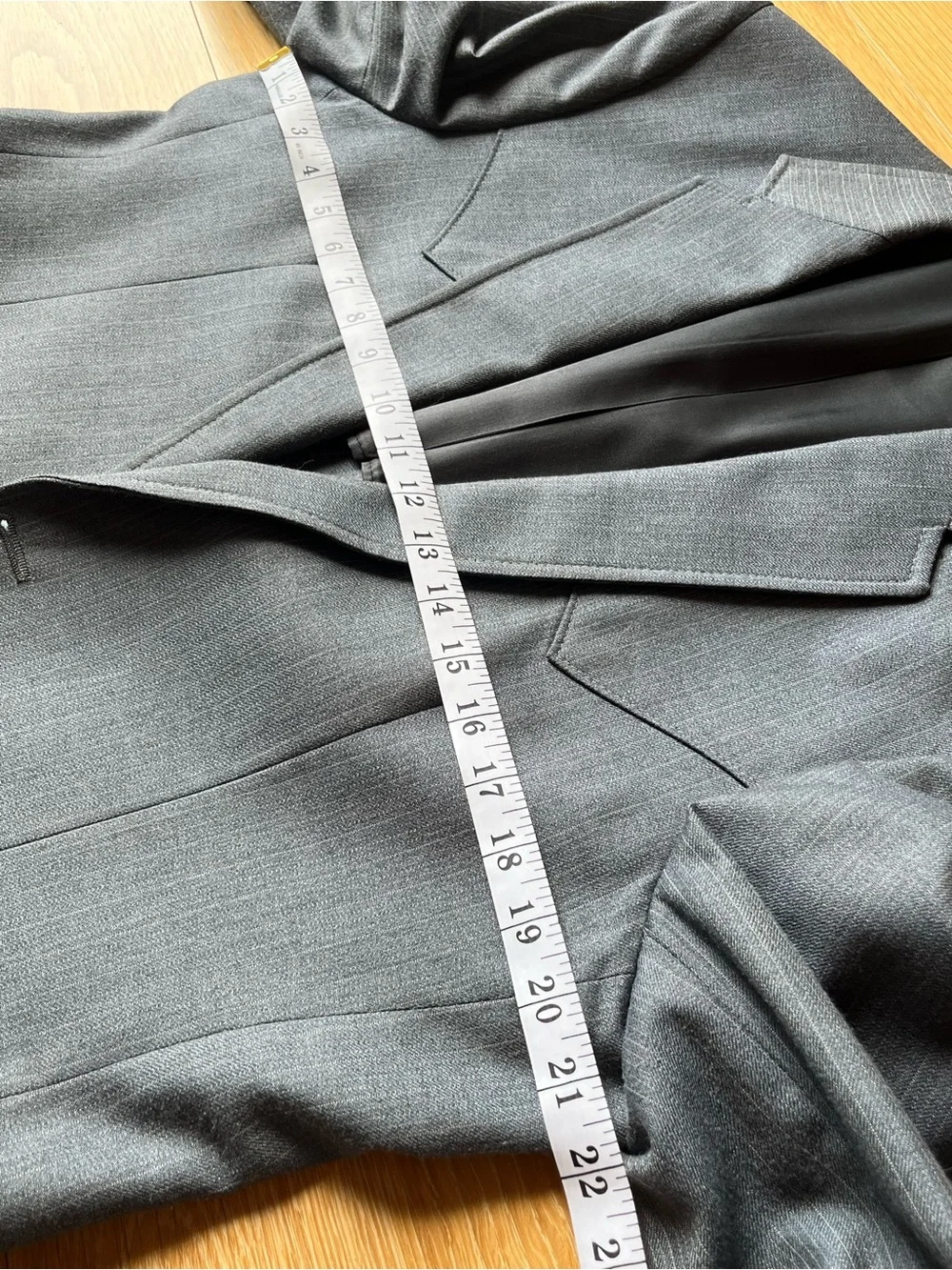 Men's Vintage Western Three-Piece Suit, Blueish-Gray